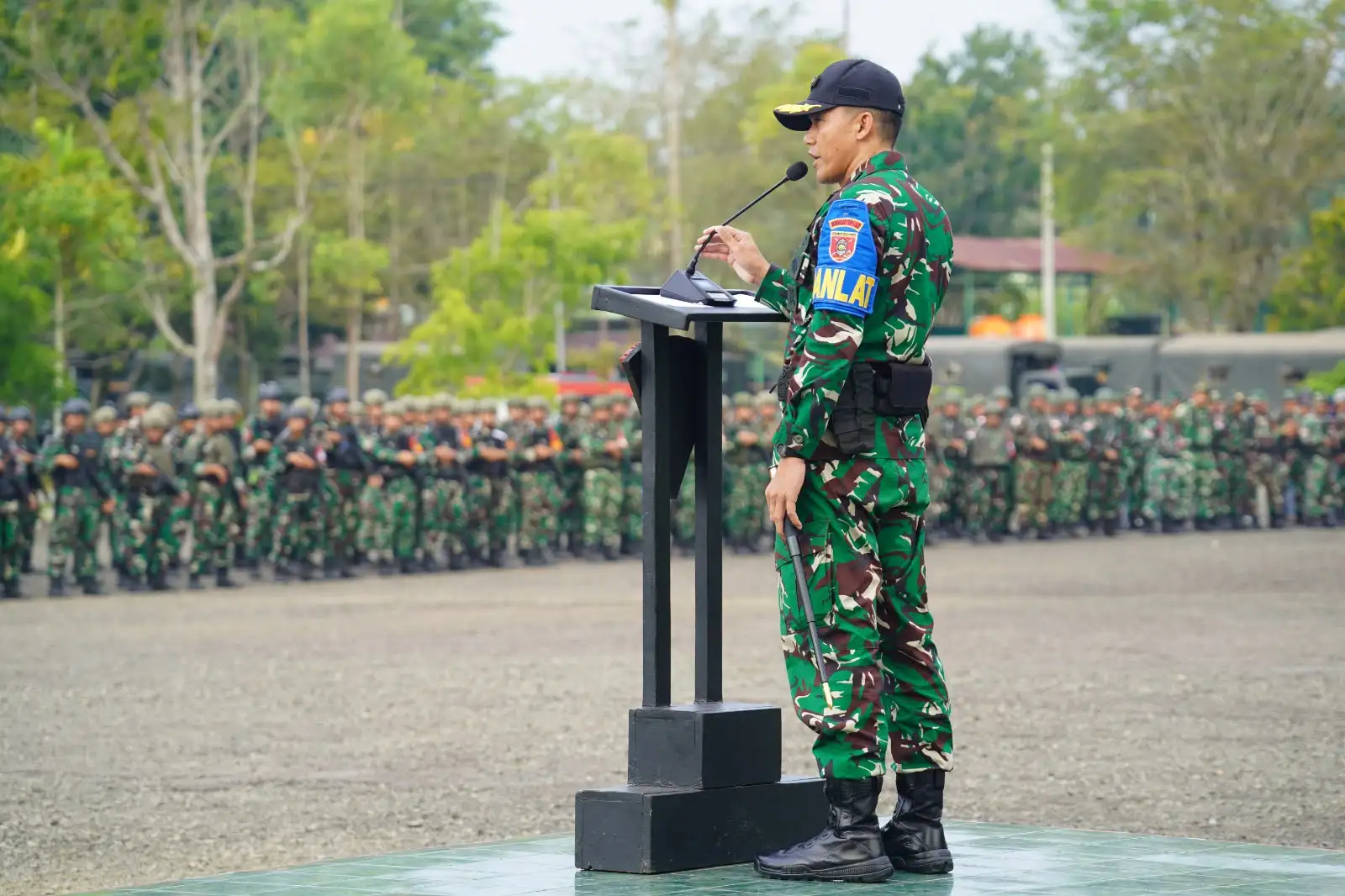 Tegaskan Kesiapan Tempur, Danbrigif TP 32/Mangkalihat Buka Latihan Uji Siap Tempur Tingkat Kompi Terintegrasi